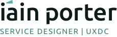 Iain Porter, service designer, UXDC